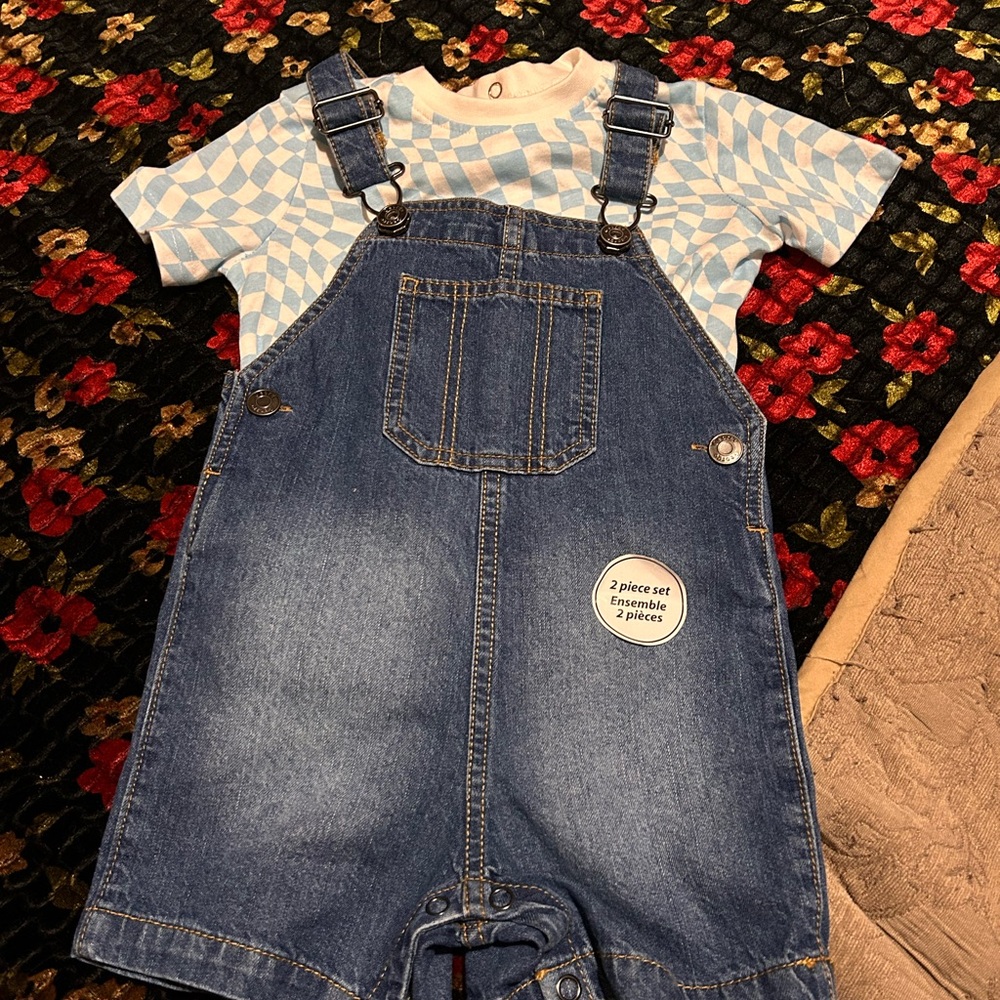 Denim Blue Kids Overalls